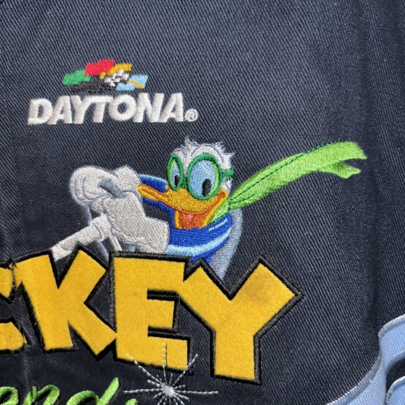 2006 JH Design Disney Daytona 500 Jacket Mickey Racing Jeff Hamilton Youth 2XL - Picture 4 of 16